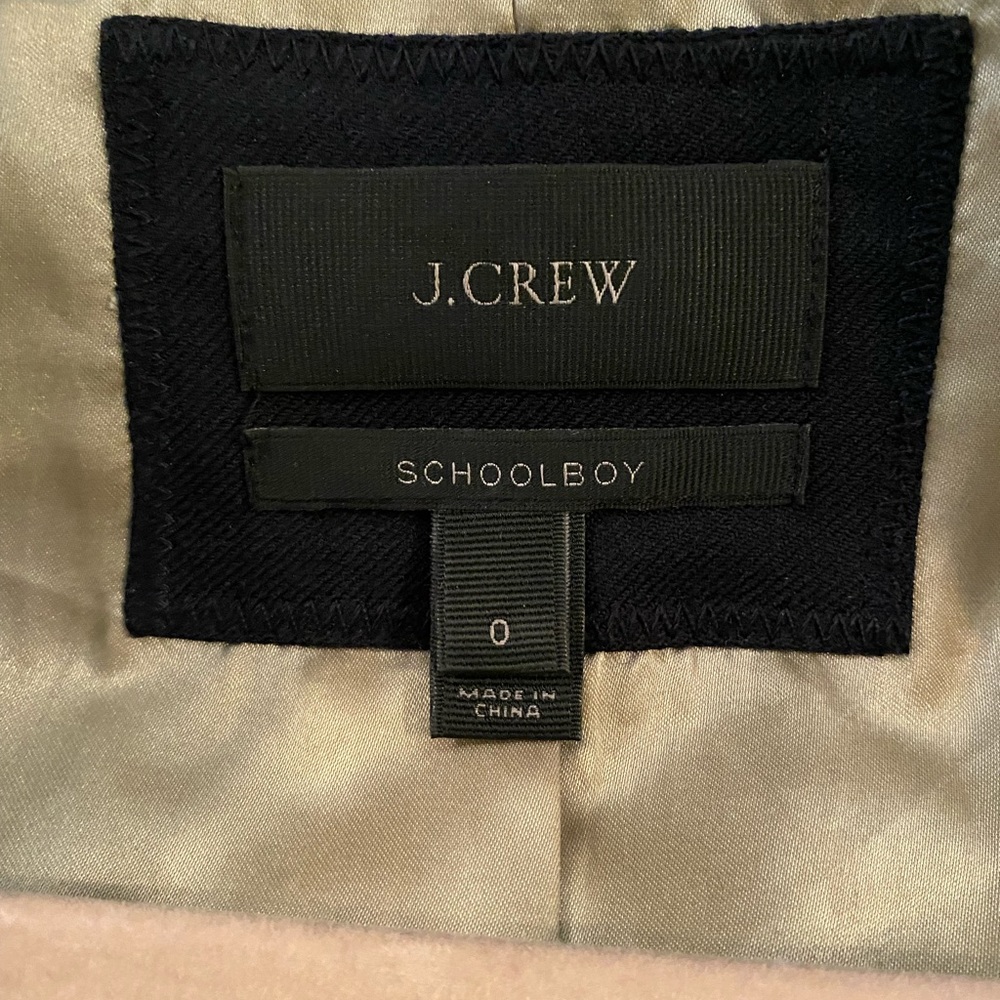 J. CREW SCOOLBOY BLAZER IN NAVY - Picture 5 of 5